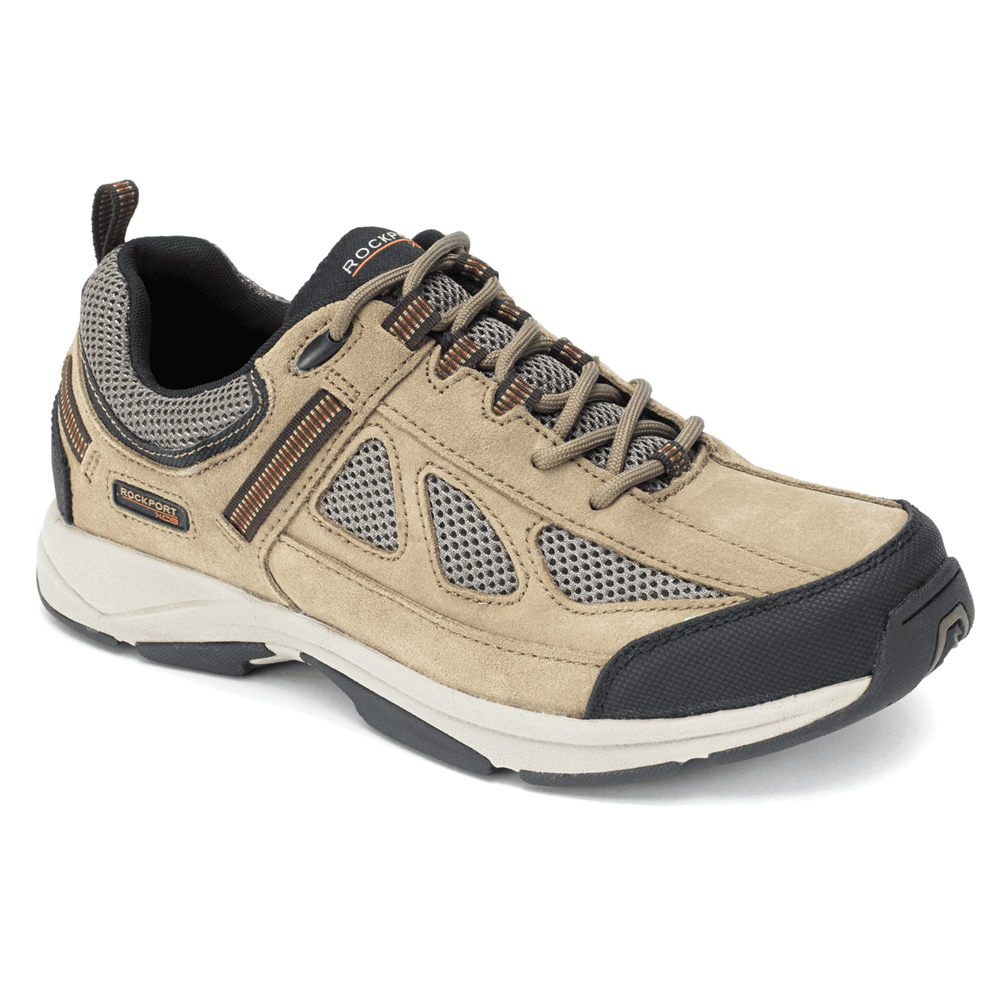 Rockport Singapore Mens Sneakers - Rock Cove Lace Up Khaki - TS9765412